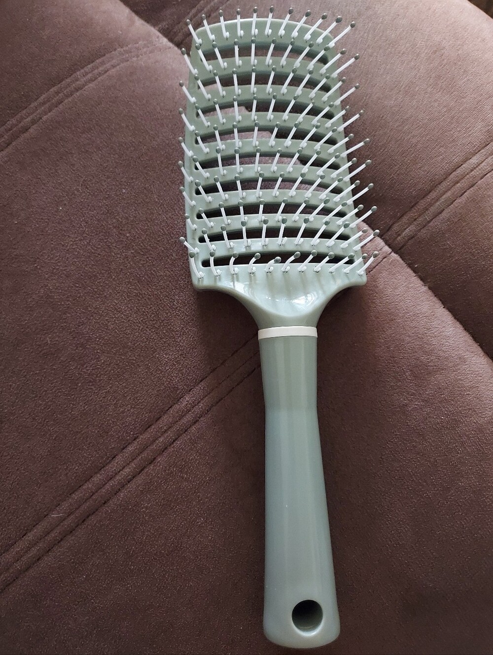 Ventilated Paddle Detangling Brush - Sage Green